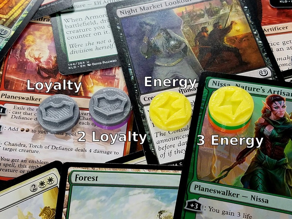 Magic The Gathering Counters / Chips UPDATED 532019 (Life, Mana