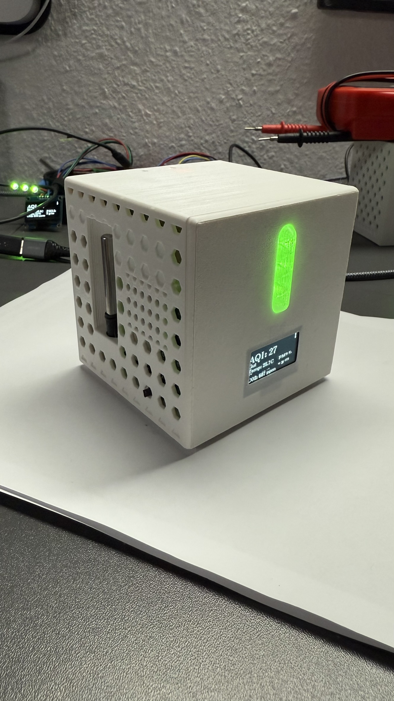 ESP32 Air Quality Monitor – belüftetes Sensorgehäuse