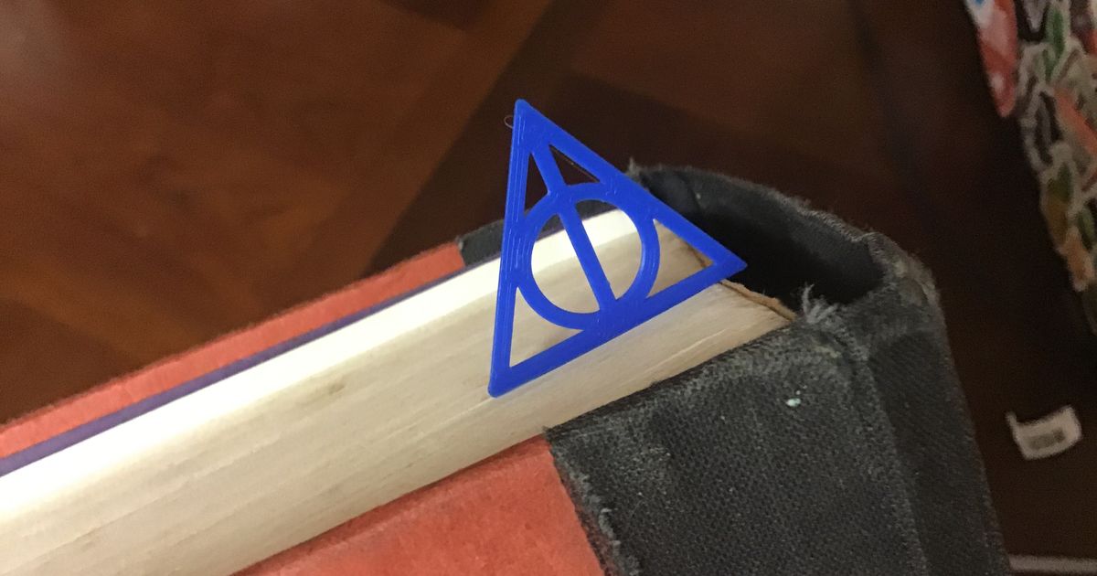 Harry Potter Deathly Hallows Bookmark By Jimmy Ostler | Download Free ...