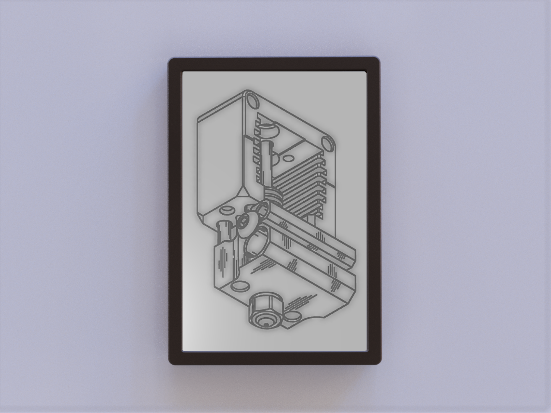 Hotend Patent Art - Portrait