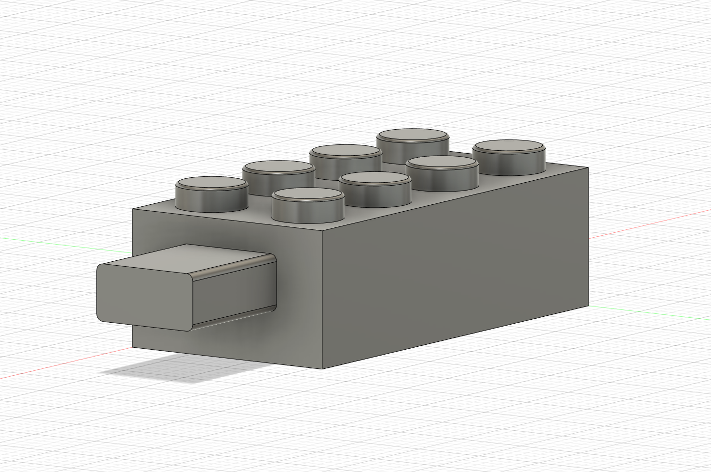Weird 2x4 lego brick