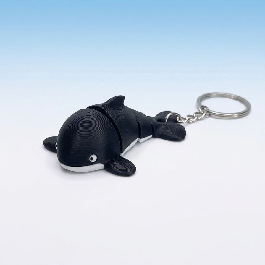 Flexi Orca keychain