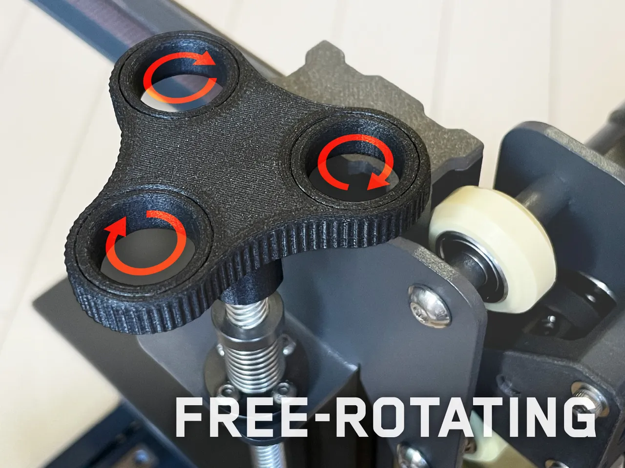 Quick Spin Knob for Lead Screw — KP3S by TrocheHole | Download