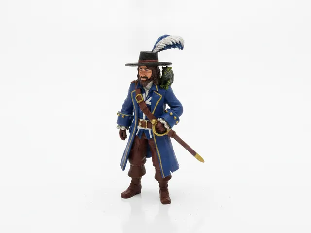 Barbosa Pirate Figurine Movies & TV 3D Printable