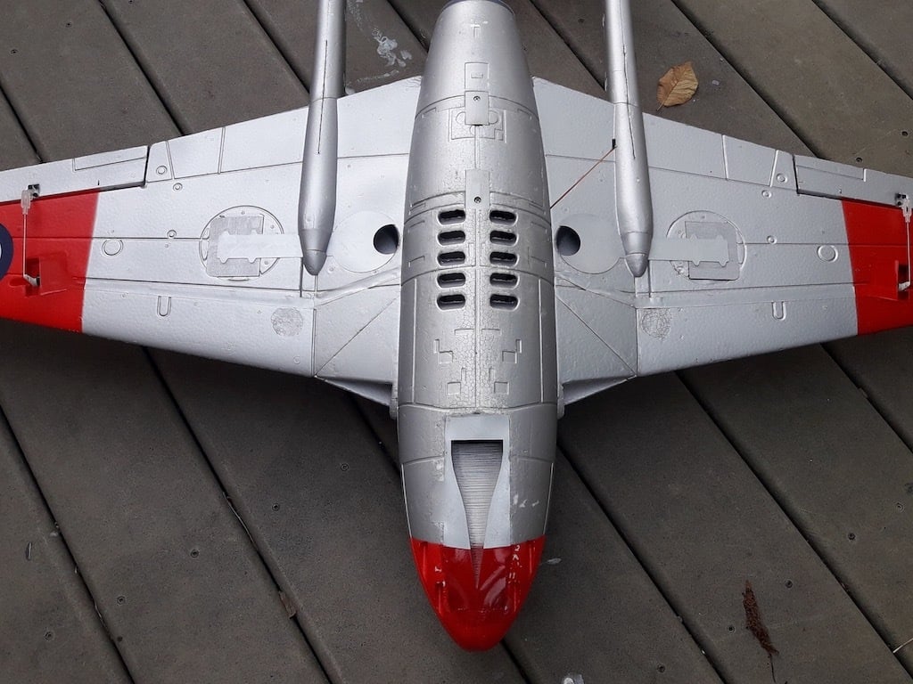 Landing gear bay covers for Hobbyking Durafly Vampire