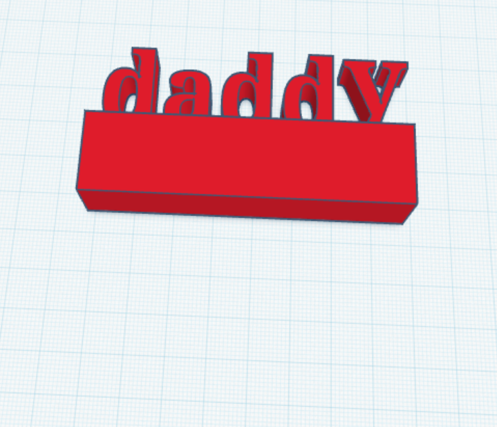 name tag if your name is Daddy!!!!!!!!