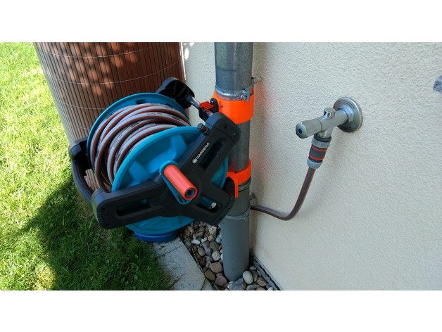 Gardena Wallmount for Rainwater Pipe (D=100mm)