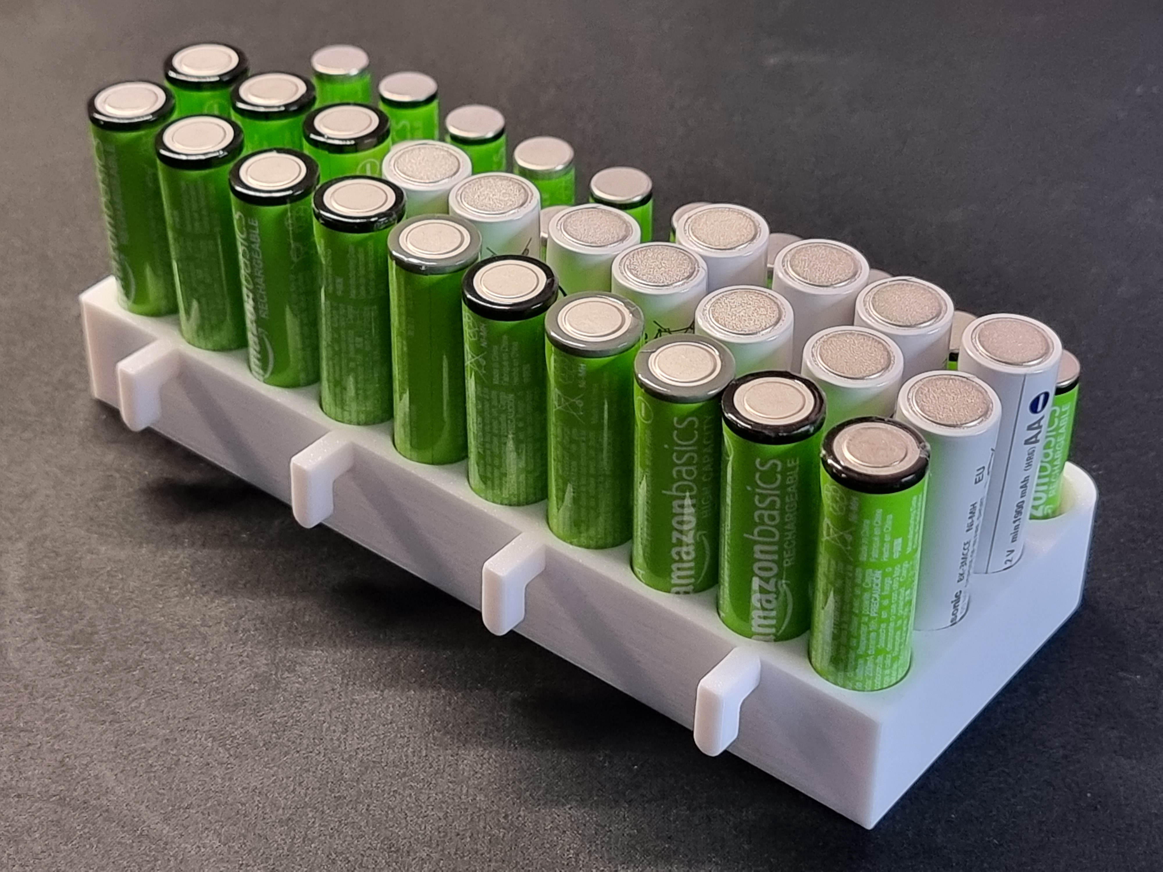 IKEA Skadis MultiCell AA/AAA Battery Organizer by Alexander Uhl Download free STL model