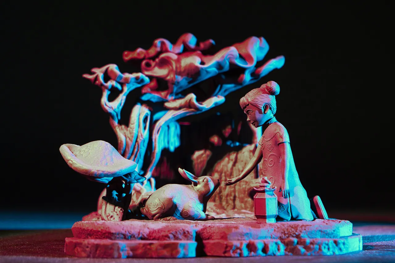 Rabbit Diorama