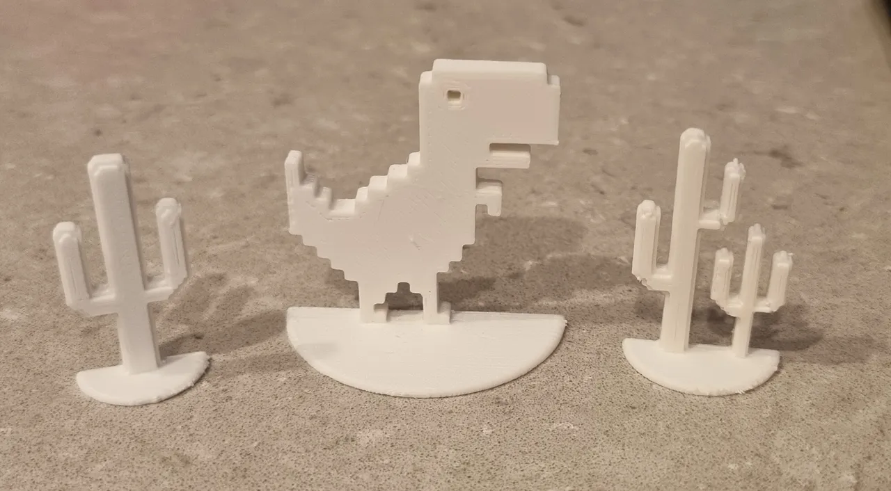 STL file Google Chrome Dino Game! 🦖・Model to download and 3D print・Cults
