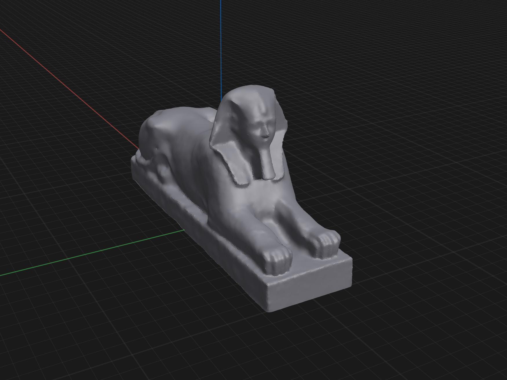 Sphinx sand mold