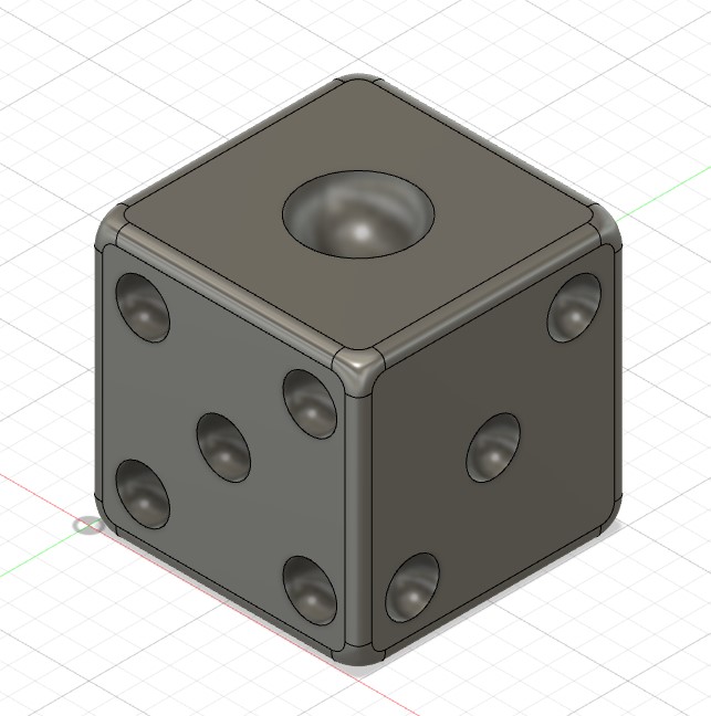 Miniatura 2 do modelo 3D Dado