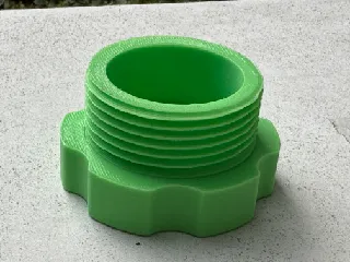 US Fire-fighter's 1.5" NH/NST hose plug with Fusion360 files
