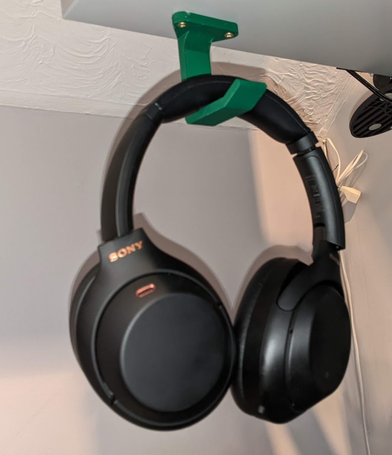 Headphone Hook by timlyo Download free STL model