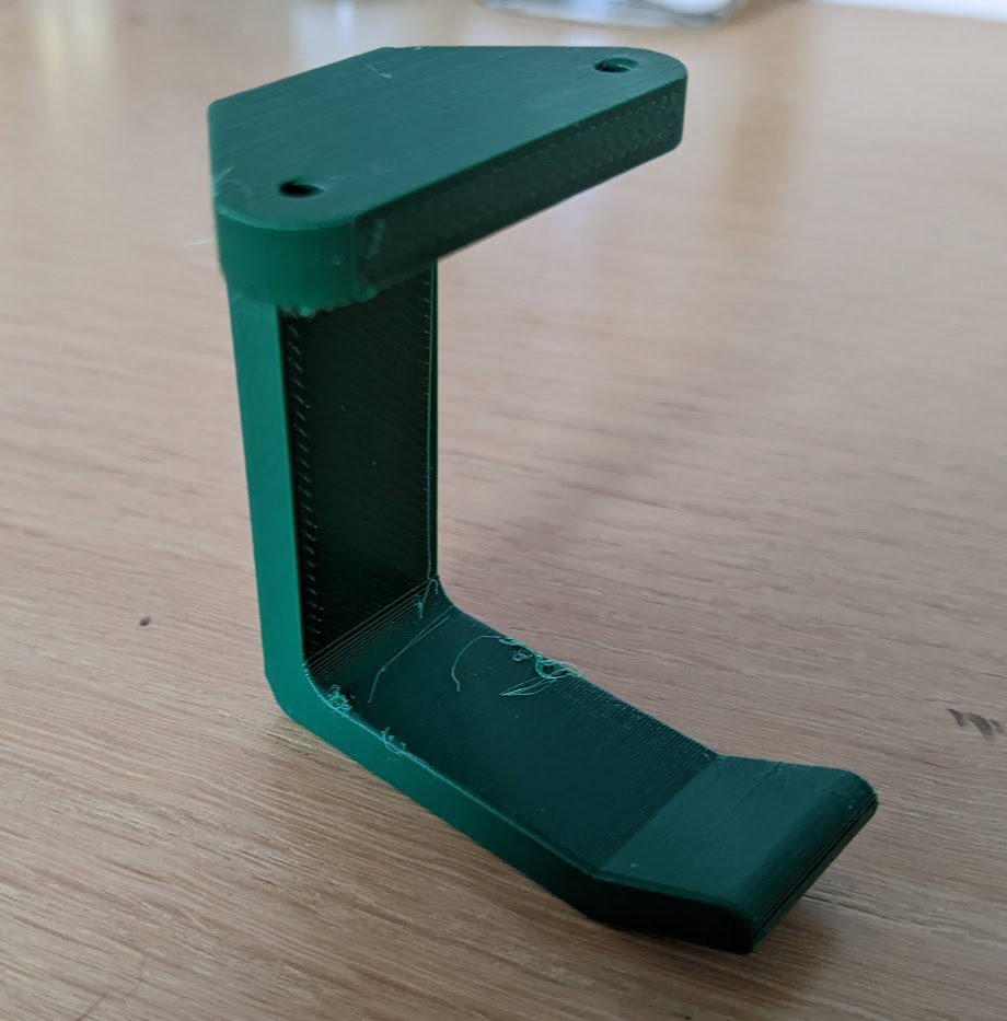 Headphone Hook by timlyo Download free STL model