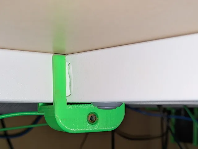 Headset Klinken Halter für Ikea Bekant Schreibtisch (L-Form)