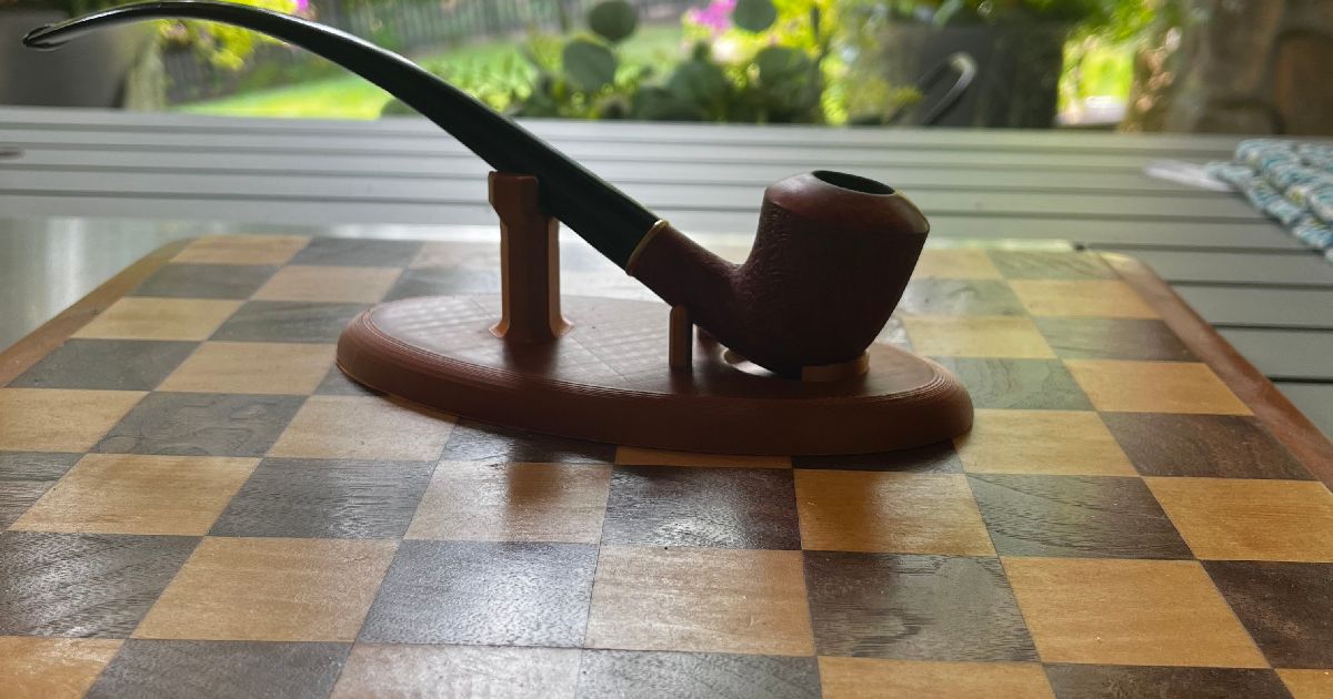 Tobacco Pipe Holder By Dox Sox Download Free STL Model Printables