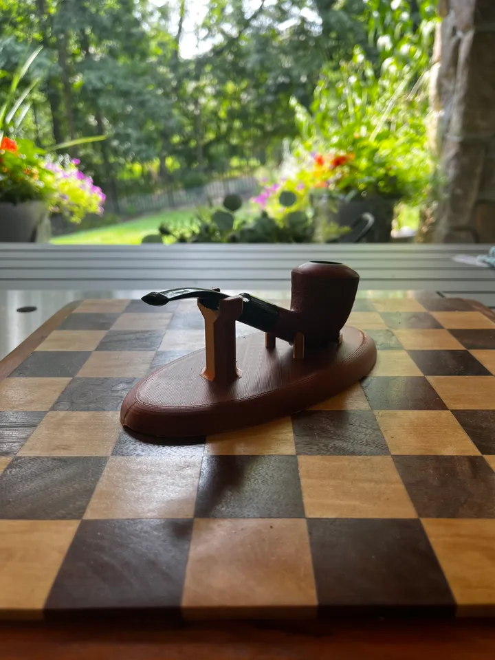 tobacco pipe holder by dox sox | Download free STL model | Printables.com
