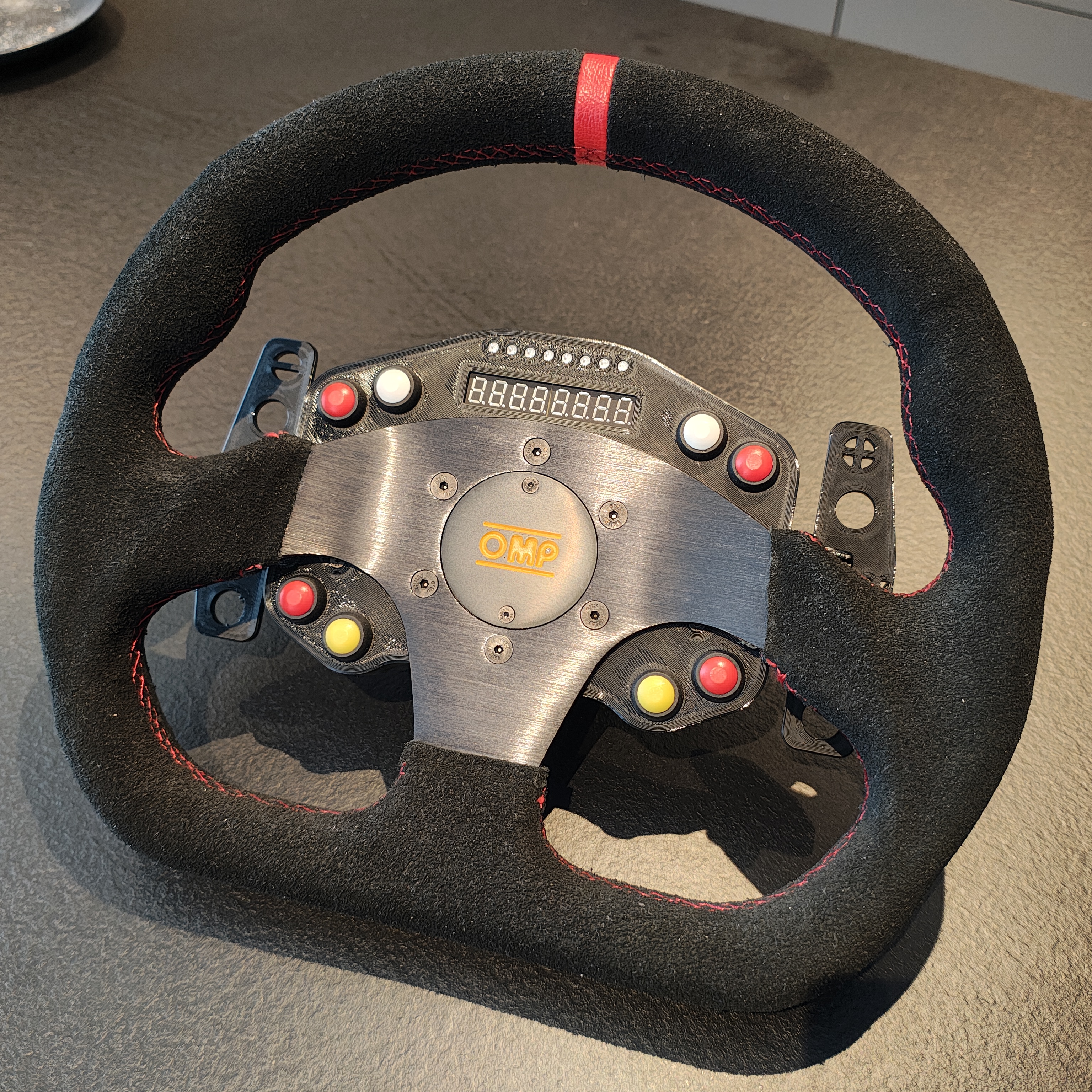 Paddle shift button box for sim wheel