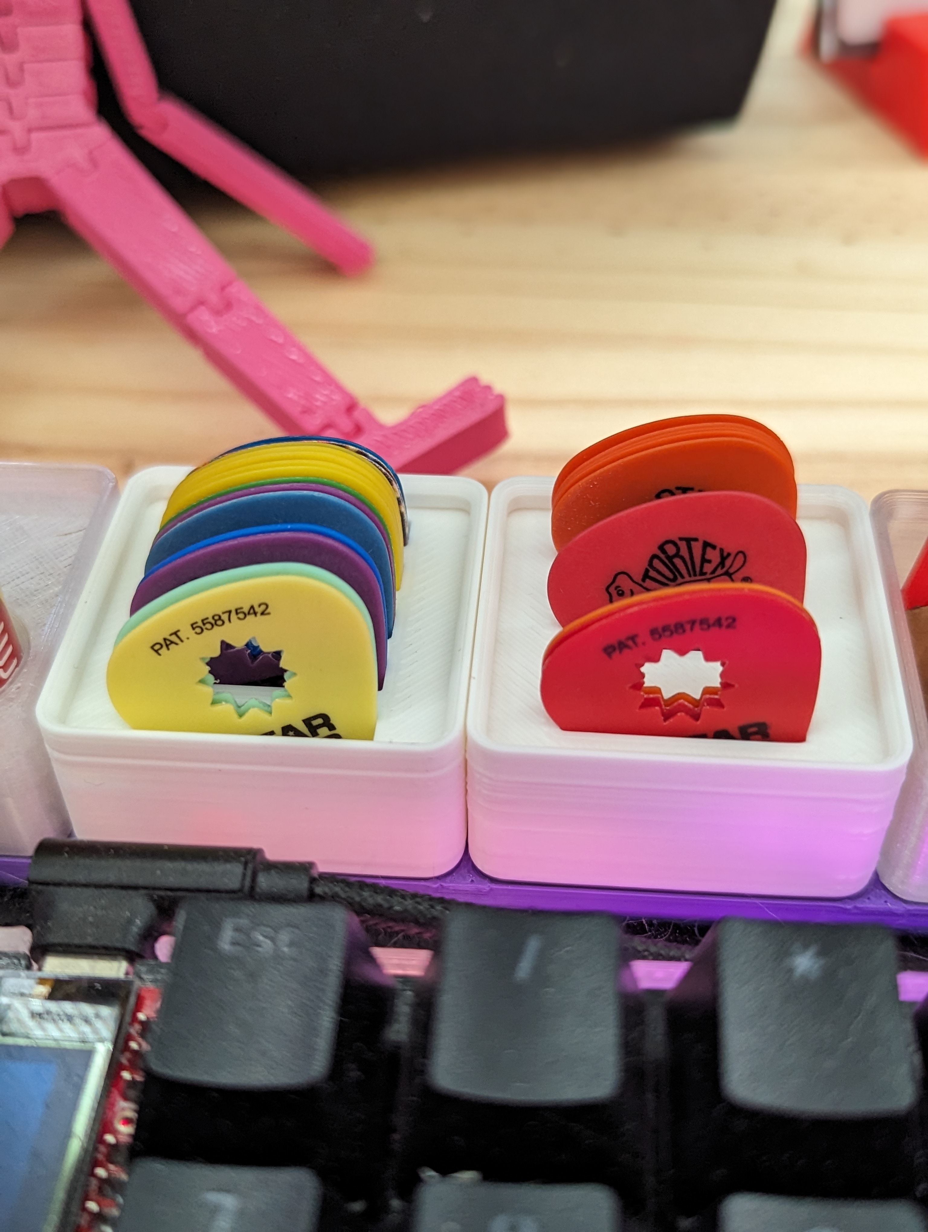 Gridfinity Guitar Pick Holder 3D model thumbnail