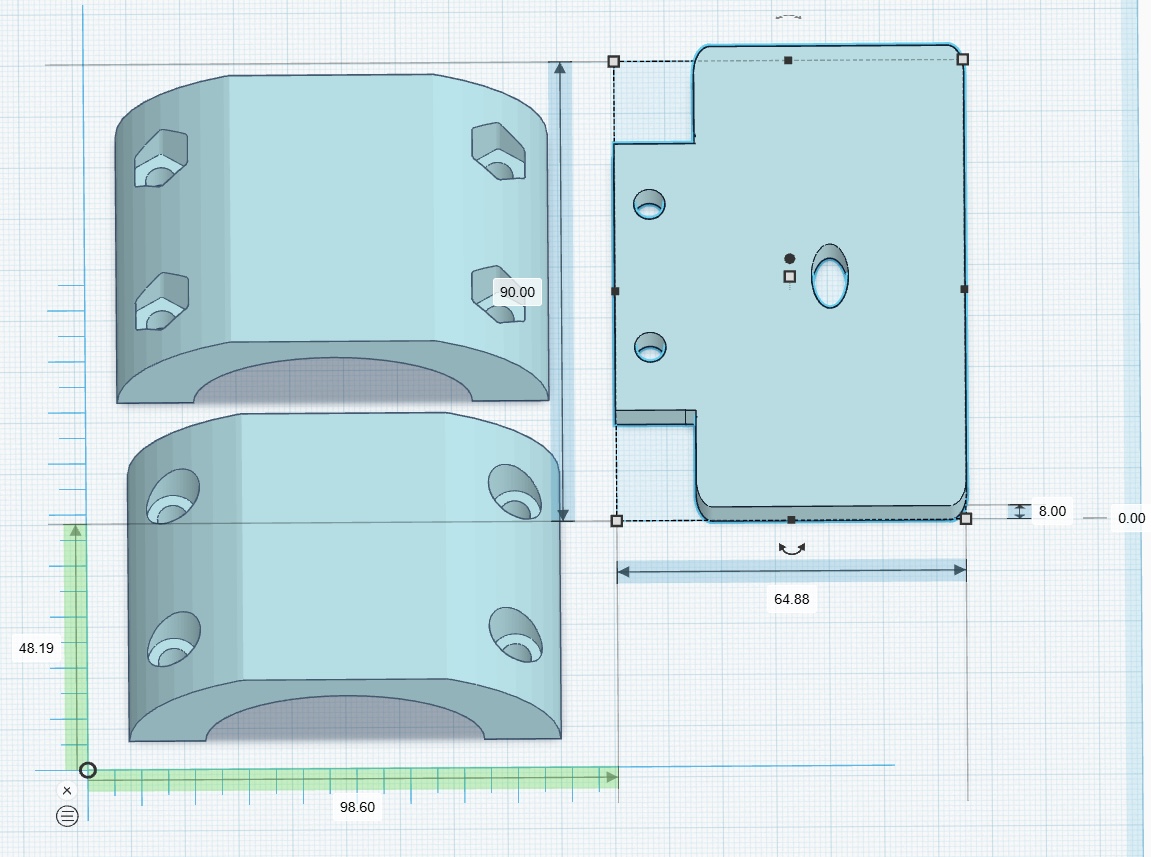 Dolphin T-top clamp