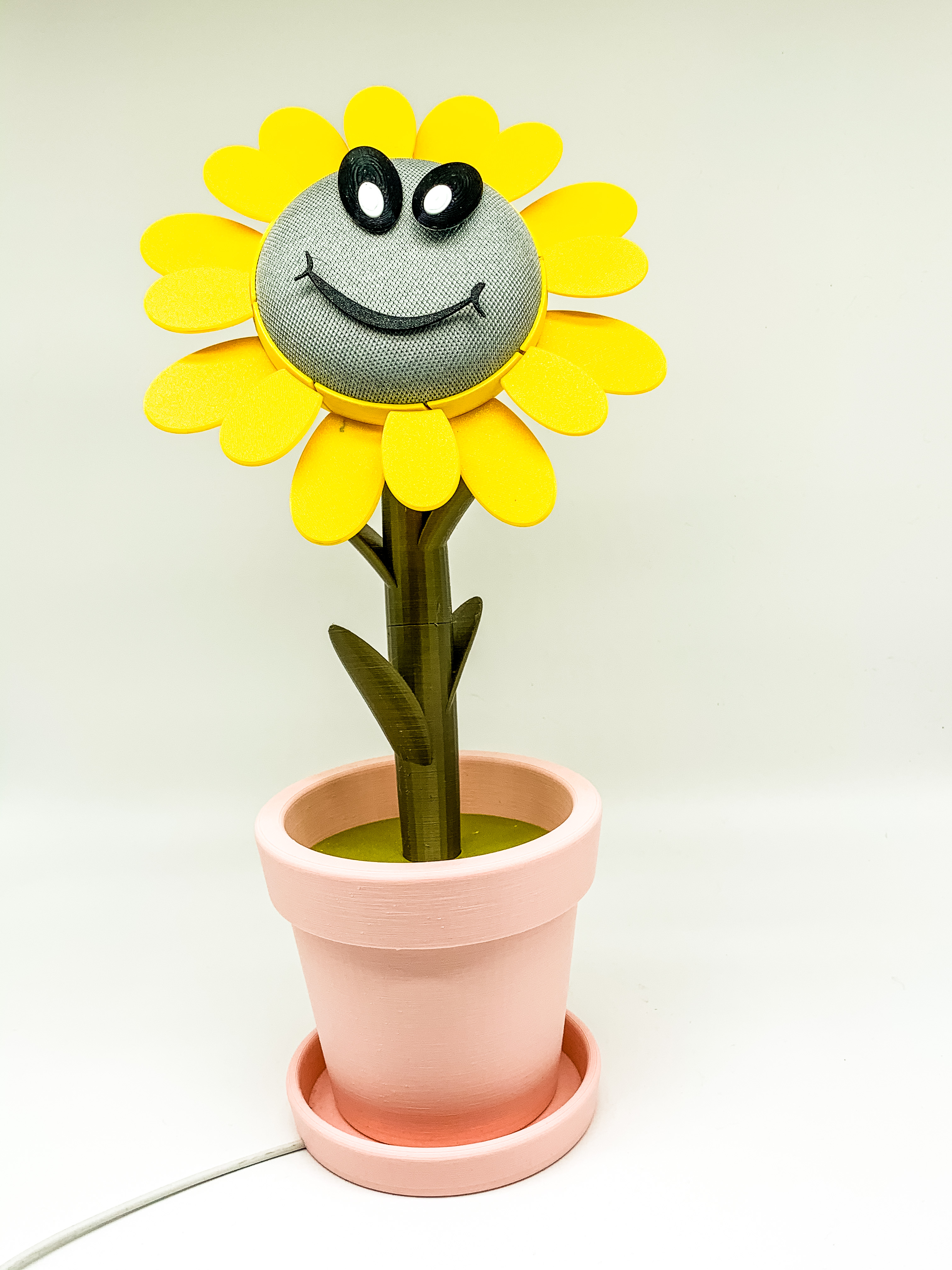3D  FFF Google Home Mini Sunflower 2