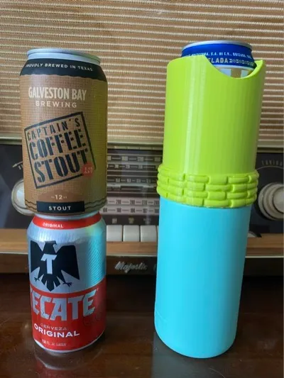 Yeti 16oz Colster Double 12oz Can Adapter by Tarz, Download free STL model