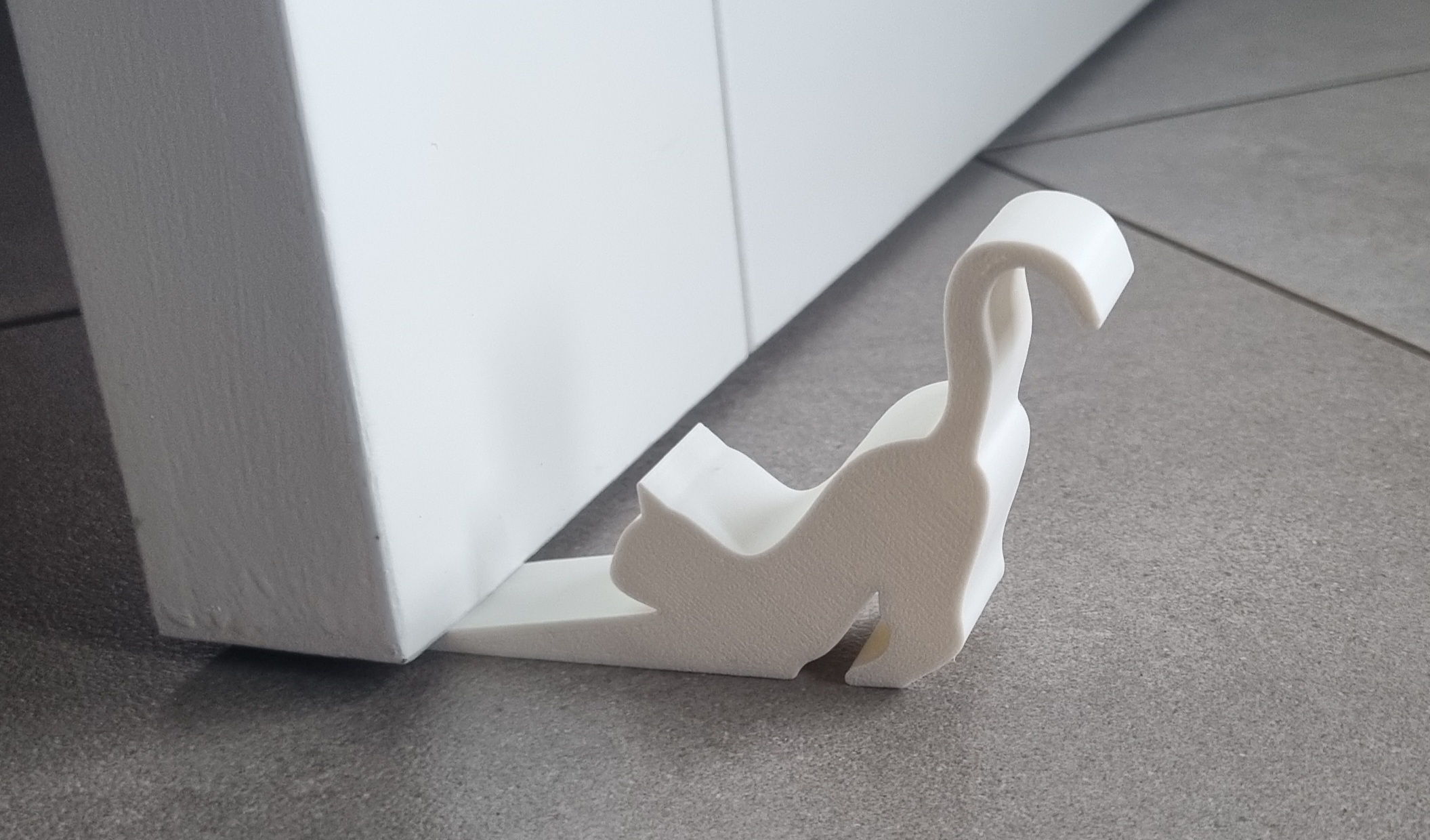 Simplistic Cat Doorstop