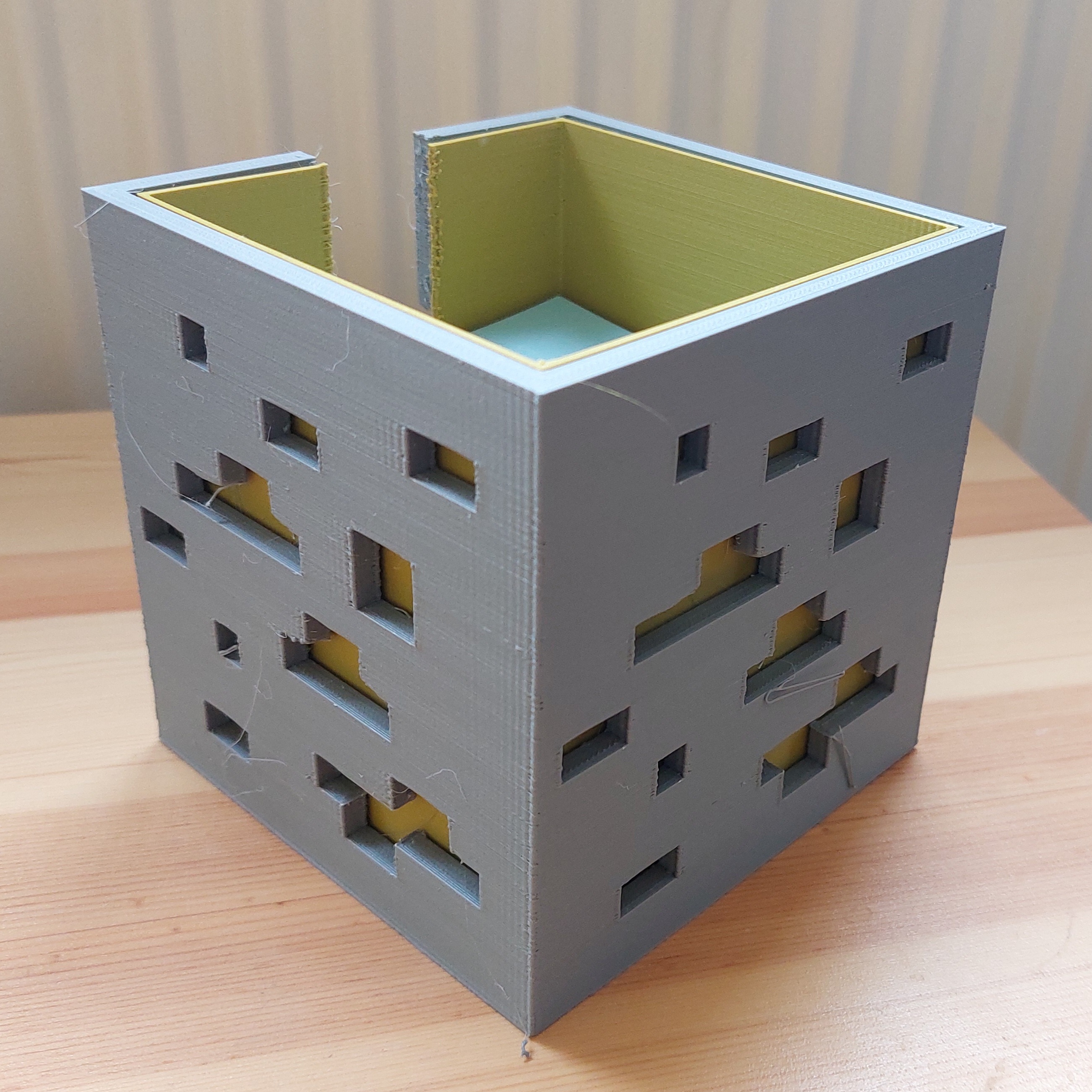 Miniatura 2 do modelo 3D Post-it Box Minecraft Ore