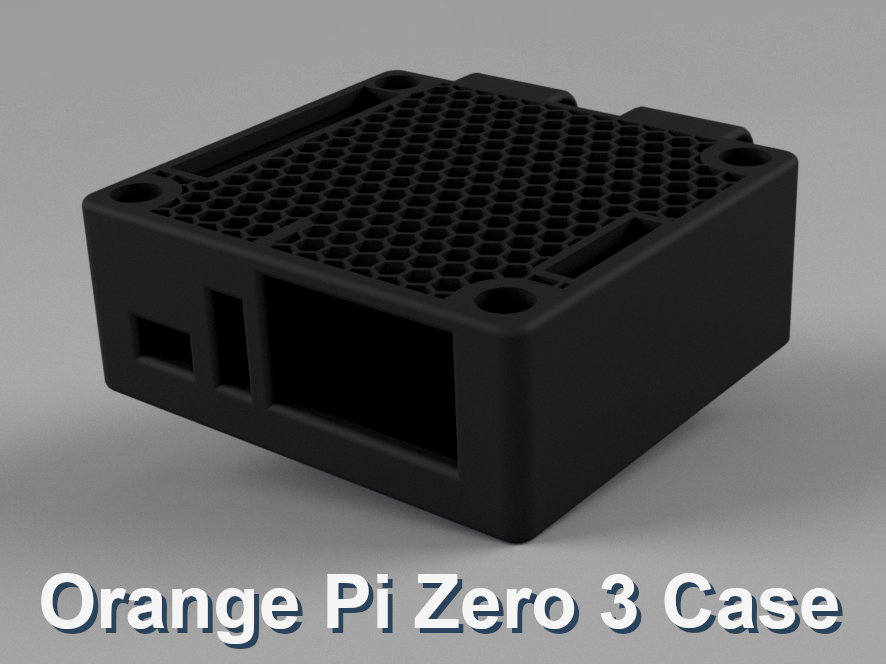 Orange Pi Zero 3 Case 3D model thumbnail