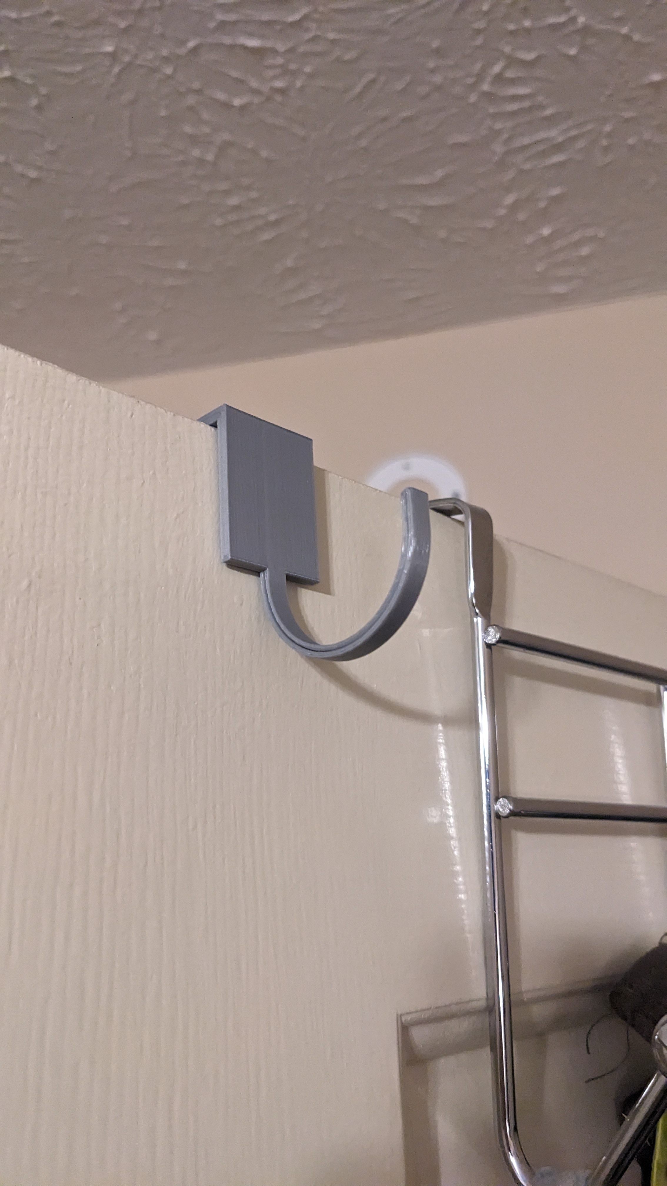over door hook for belts, hoodies, etc.