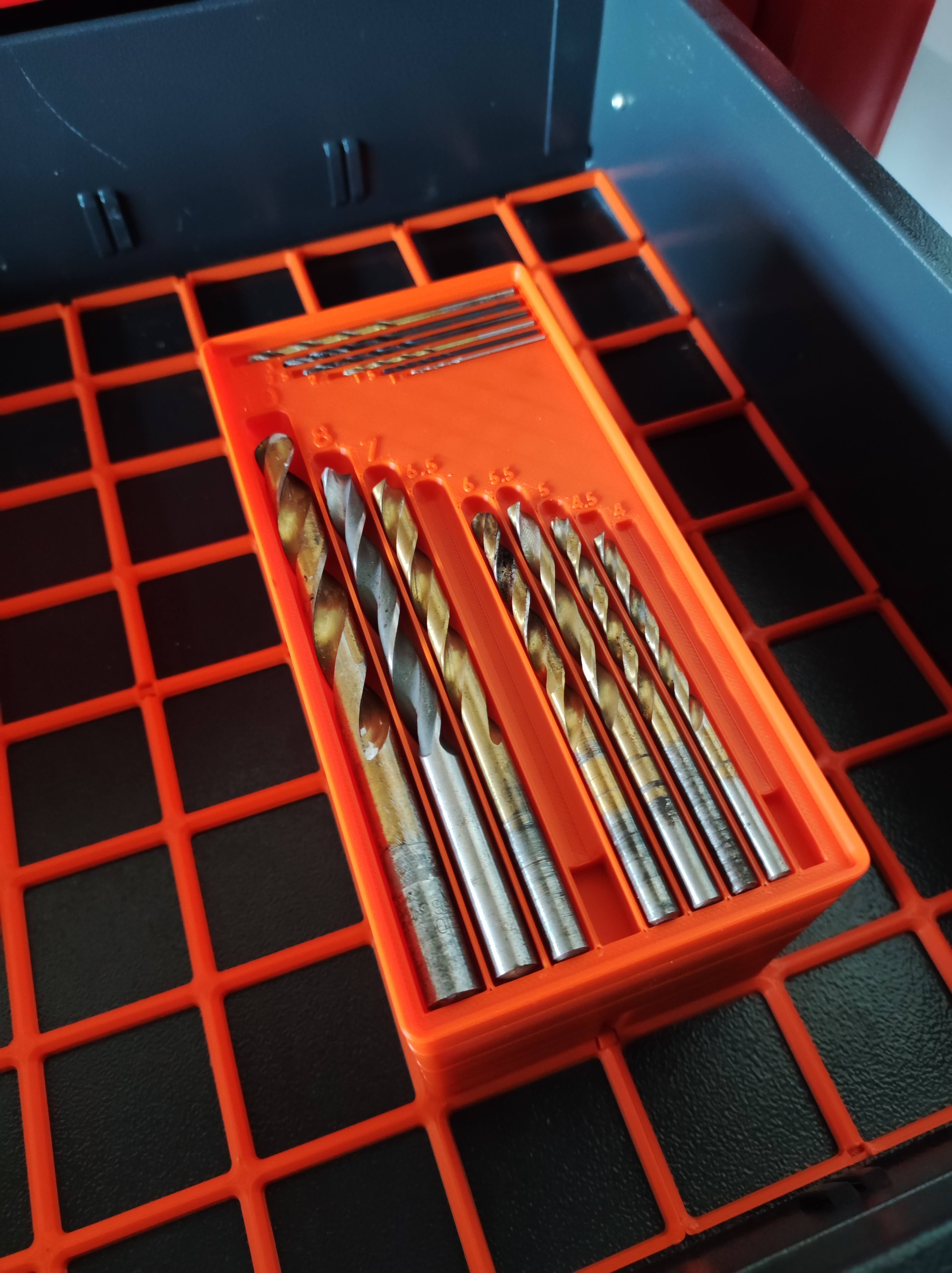 Gridfinity Drill Bit Holder by BerkhanB Download free STL model