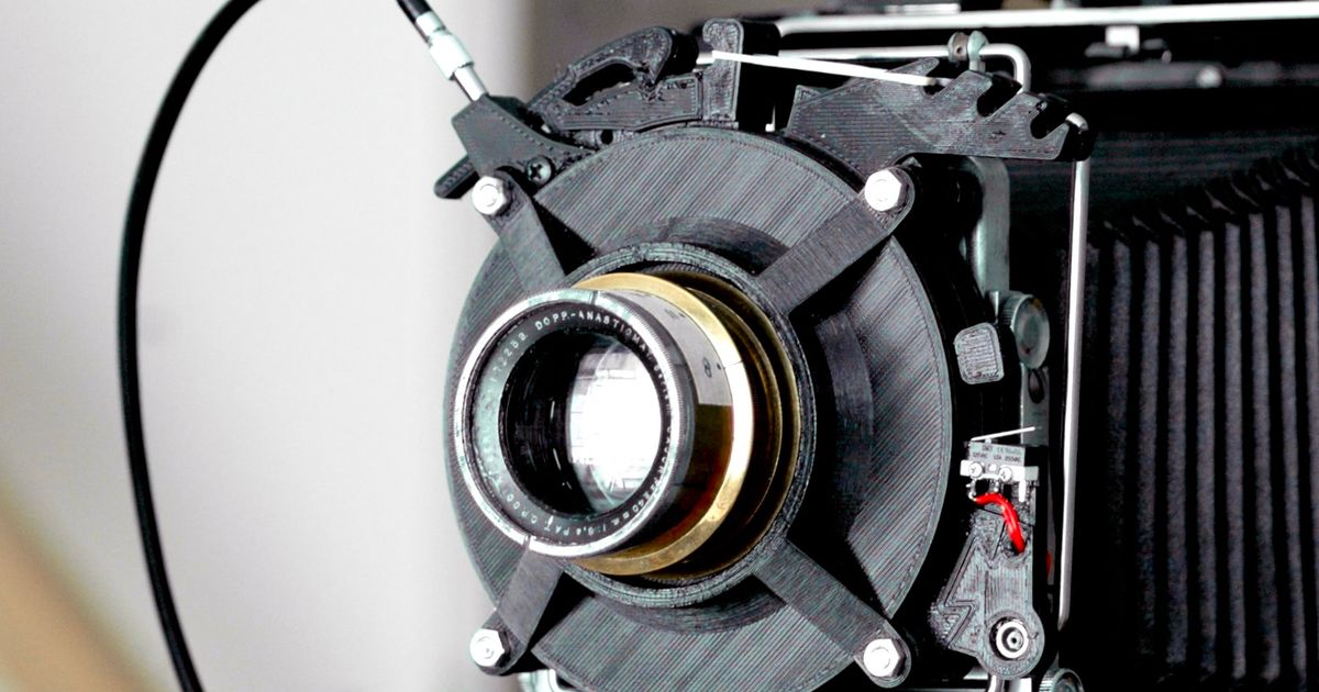 Large Format Camera Leaf Shutter by Jan Download free STL model