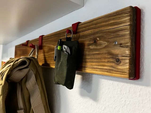 Wardrobe with hooks