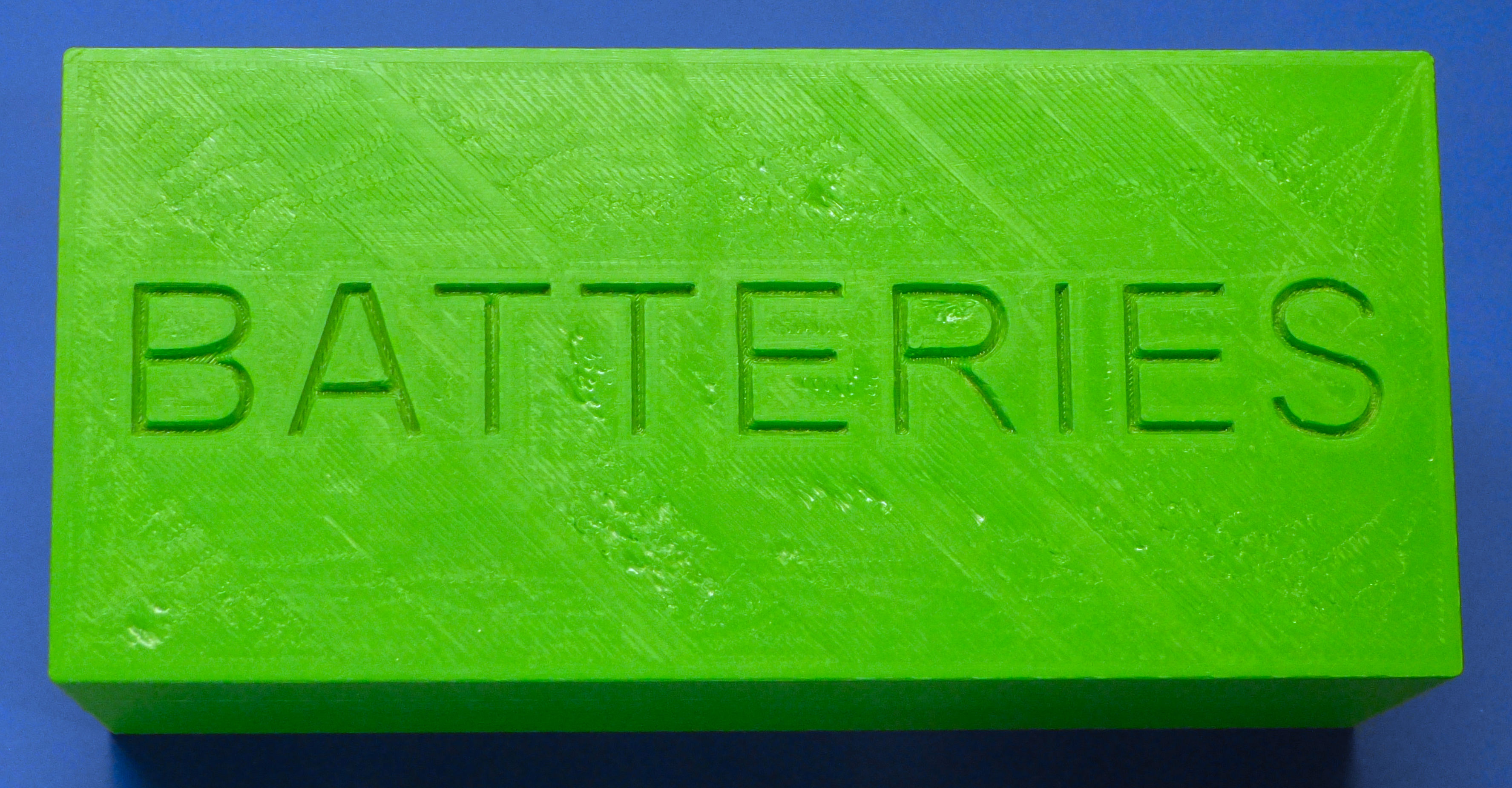 Multi Battery Box Labelled Lid by Josh0 Download free STL model