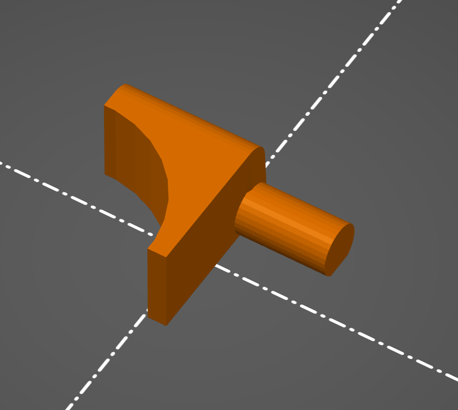 Simple shelf support peg by RyanR Download free STL model