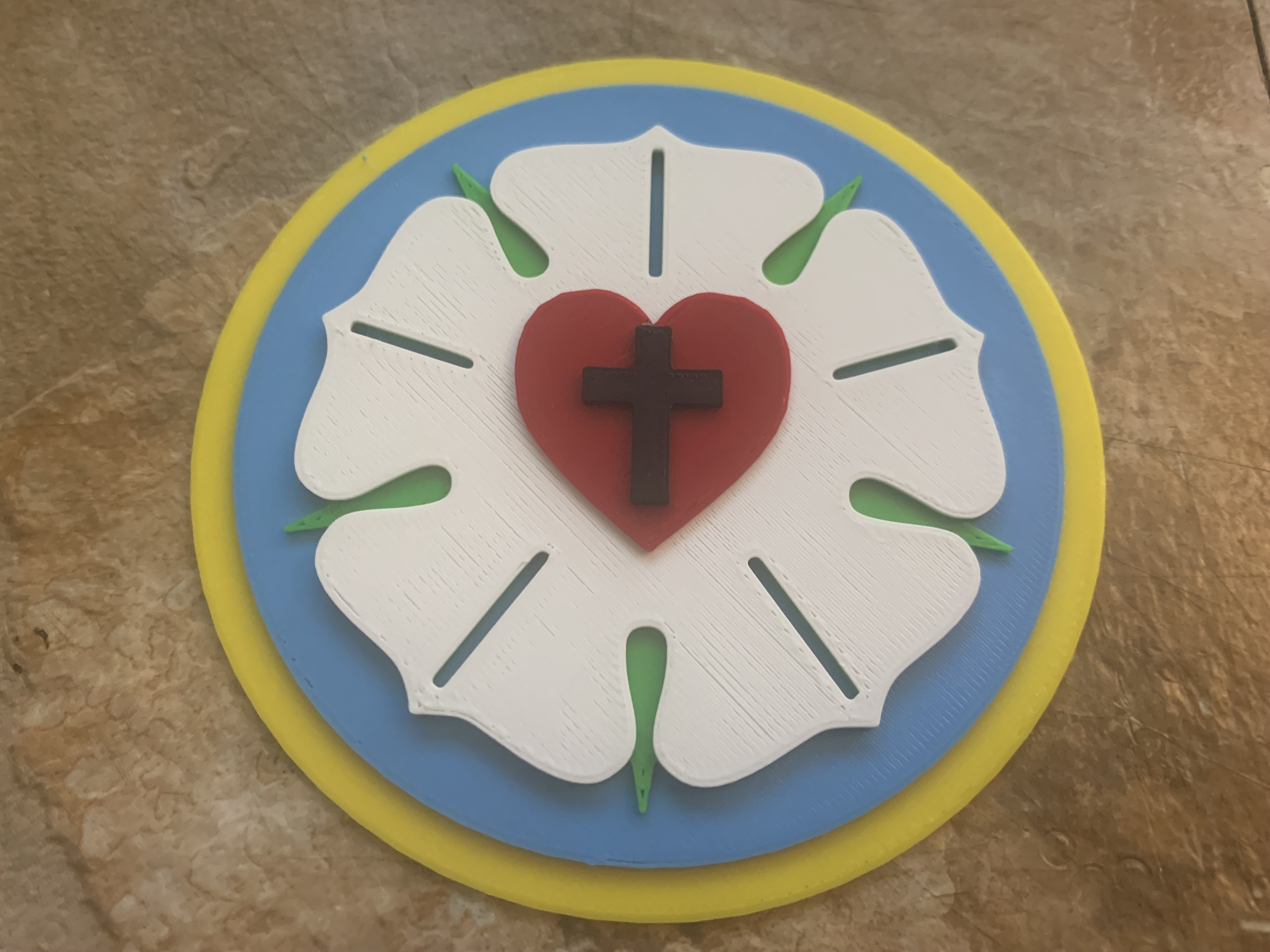 Martin Luther's Seal Lutheran Symbol Luther Rose