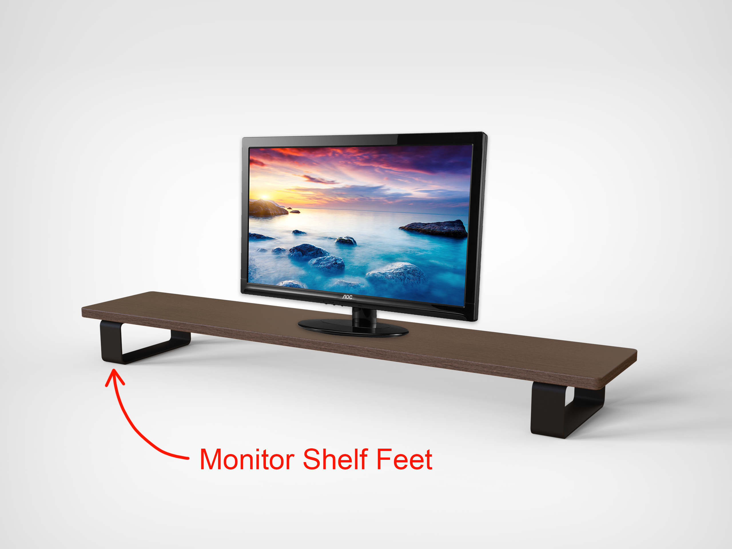 Monitor Shelf Feet