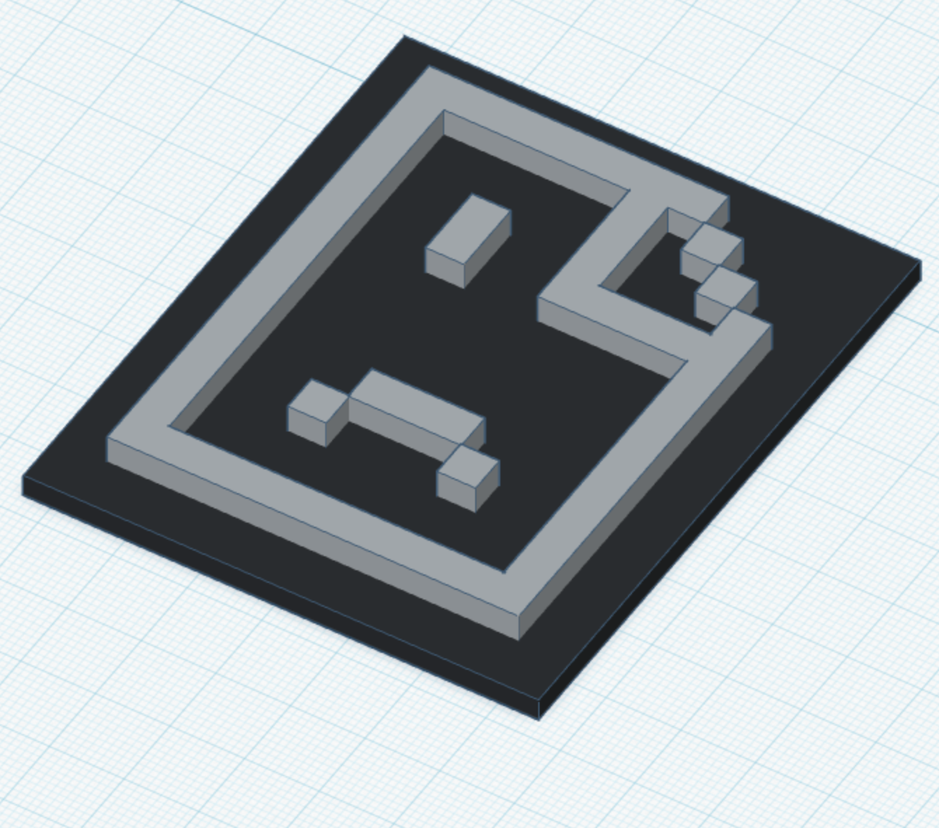 The reload logo 3D model