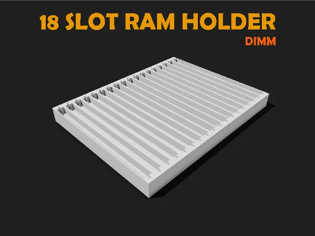18 Slot RAM Holder – DIMM Memory Organizer Tray