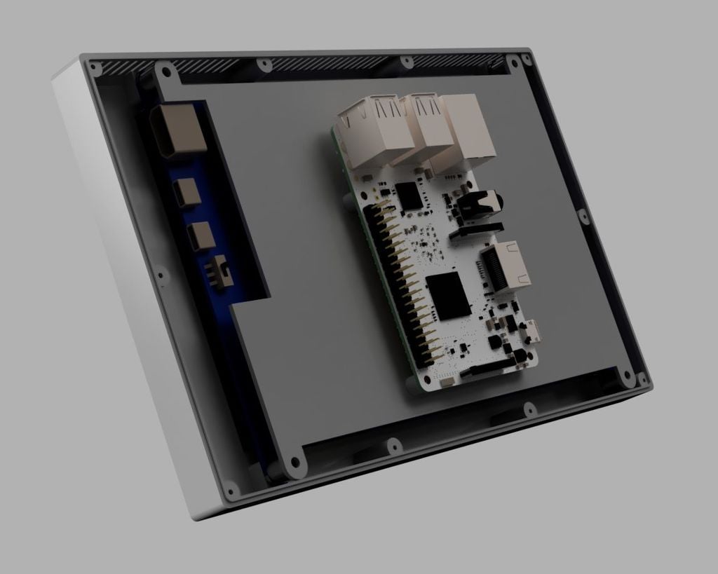 Case for touch screen and Raspberry PI