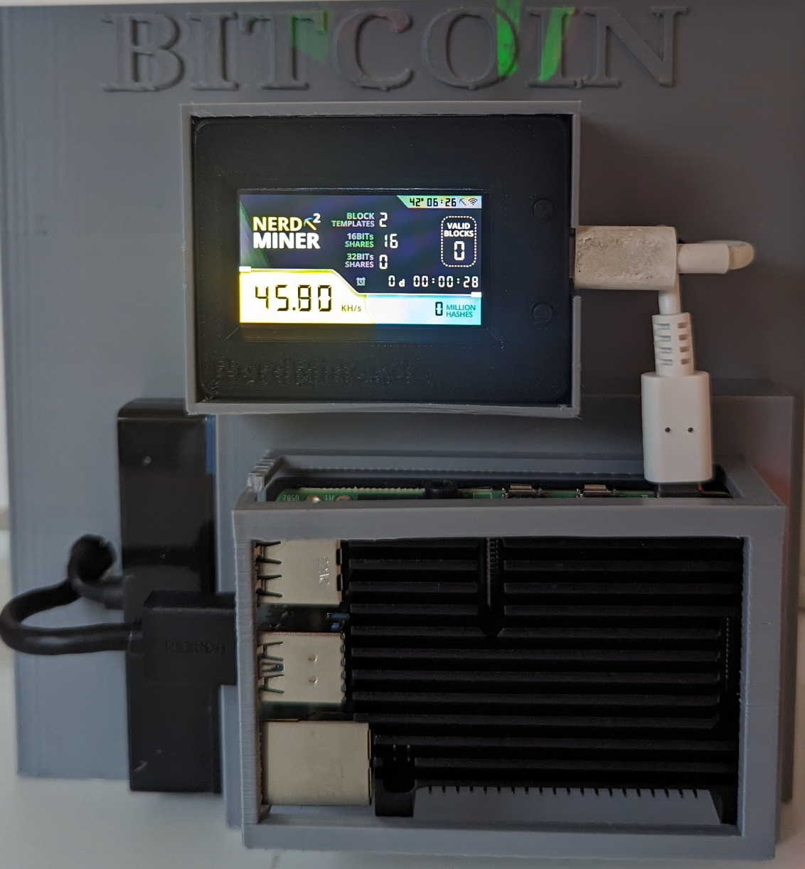 Btc node raspberry 4 nerdminer triple socket by mrzoggy download free