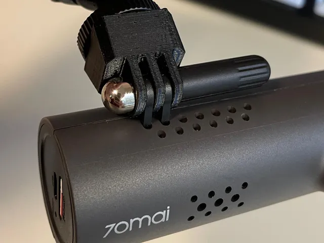 Xiaomi Dashcam 70mai to Camera Thread Adapter (1/4-20 UNC)