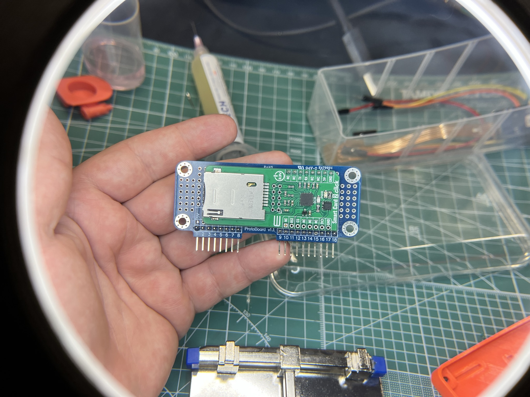 Miniatura 7 do modelo 3D Case for Flipper Zero devboard + Smart2Click & SAM/SIM