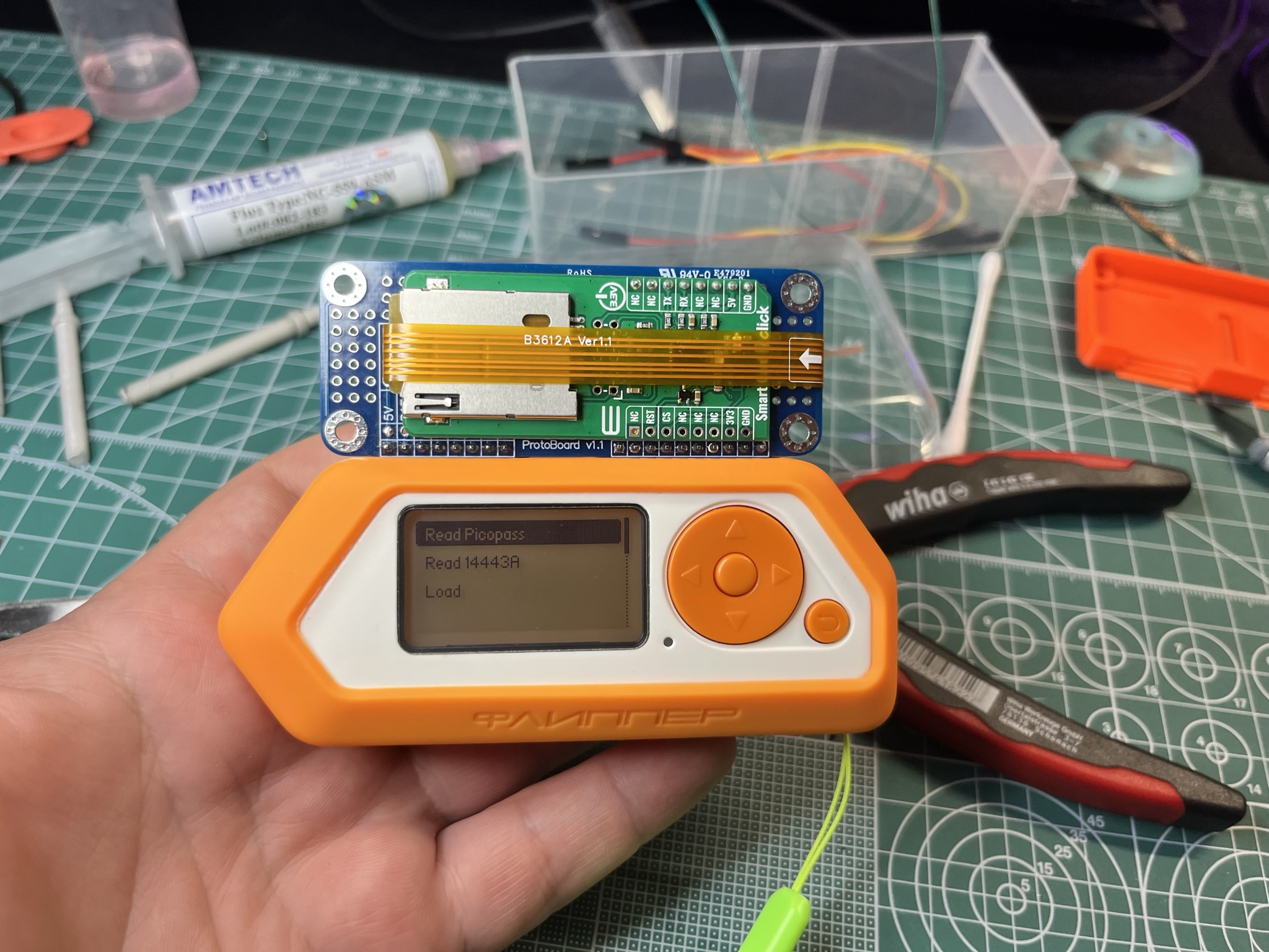 Miniatura 10 do modelo 3D Case for Flipper Zero devboard + Smart2Click & SAM/SIM