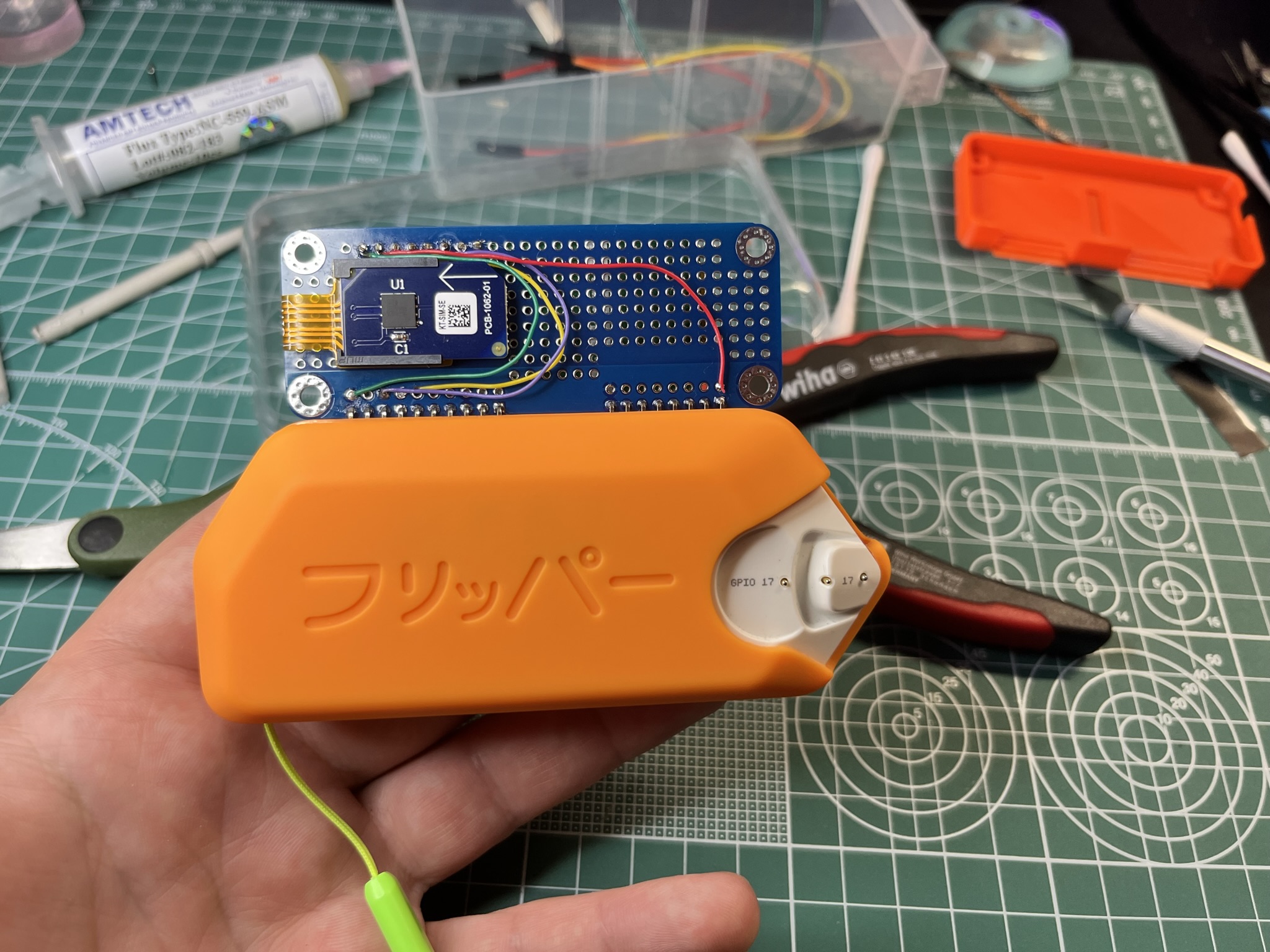 Miniatura 11 do modelo 3D Case for Flipper Zero devboard + Smart2Click & SAM/SIM