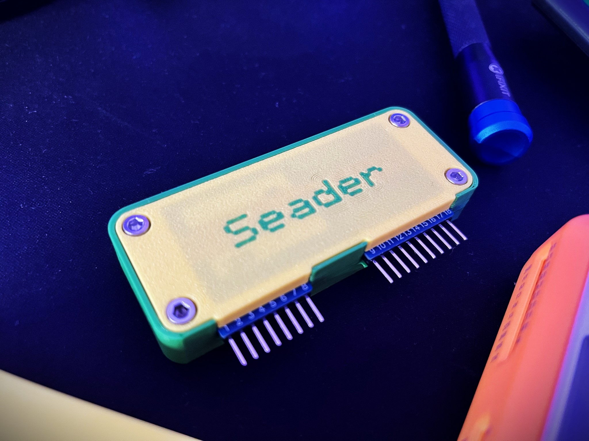 Miniatura 2 do modelo 3D Case for Flipper Zero devboard + Smart2Click & SAM/SIM