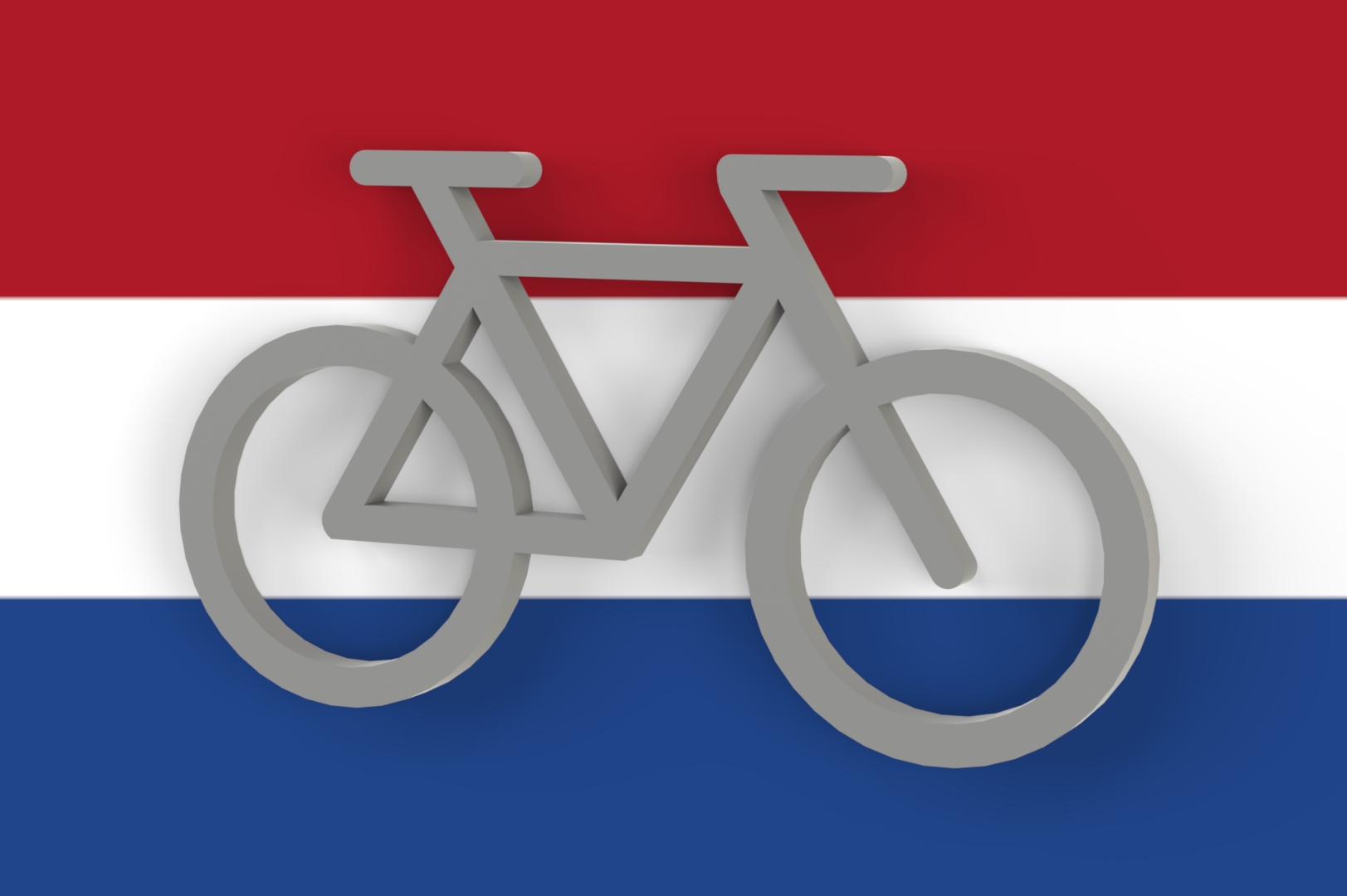 Fiets ~Welcome to Holland (Also Keychain)