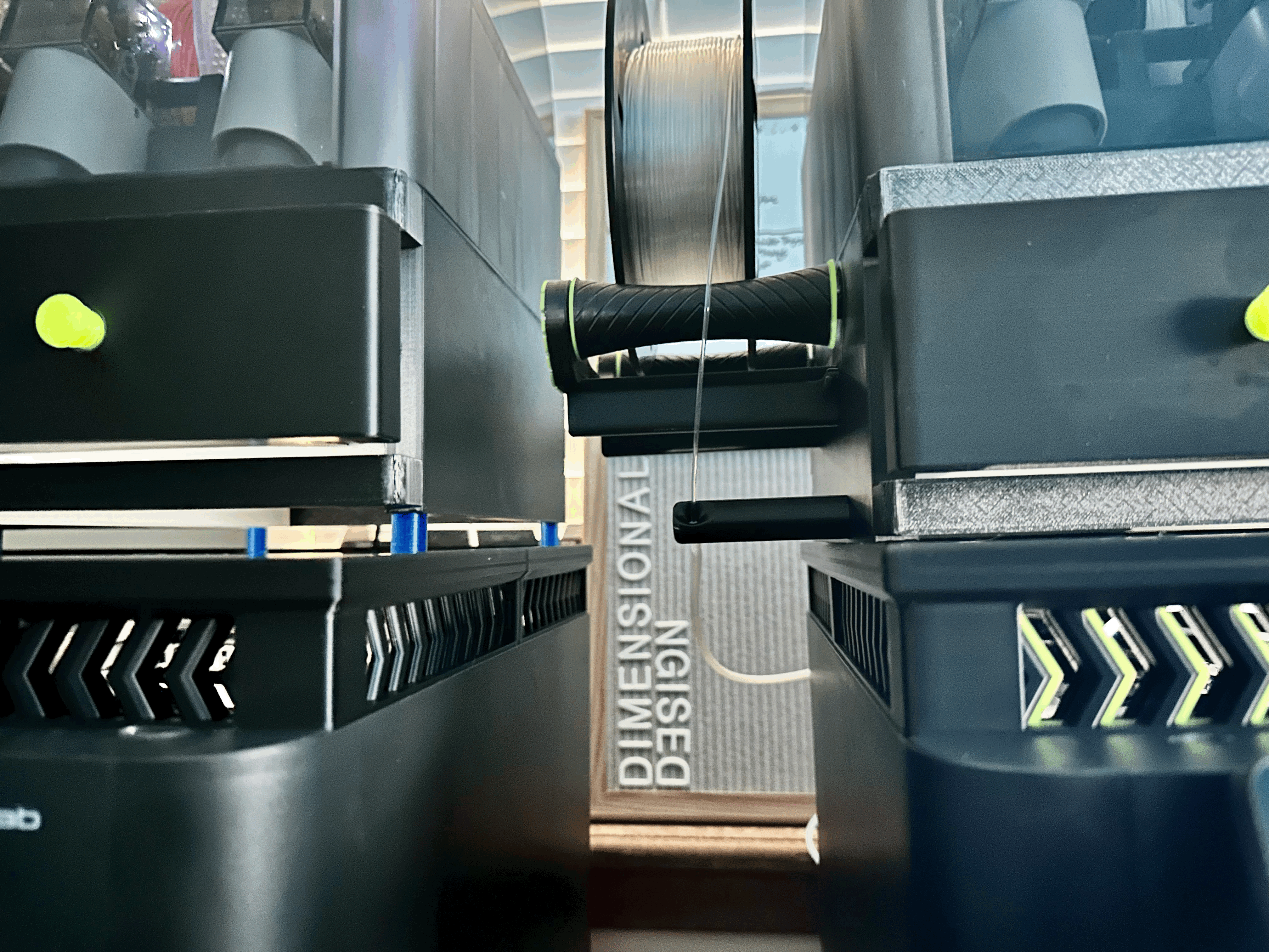 AMS Drawer On Printer - Low Profile Feet 3D model thumbnail