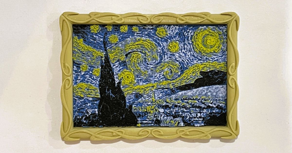 Frame your filament paint by mreng download free stl model